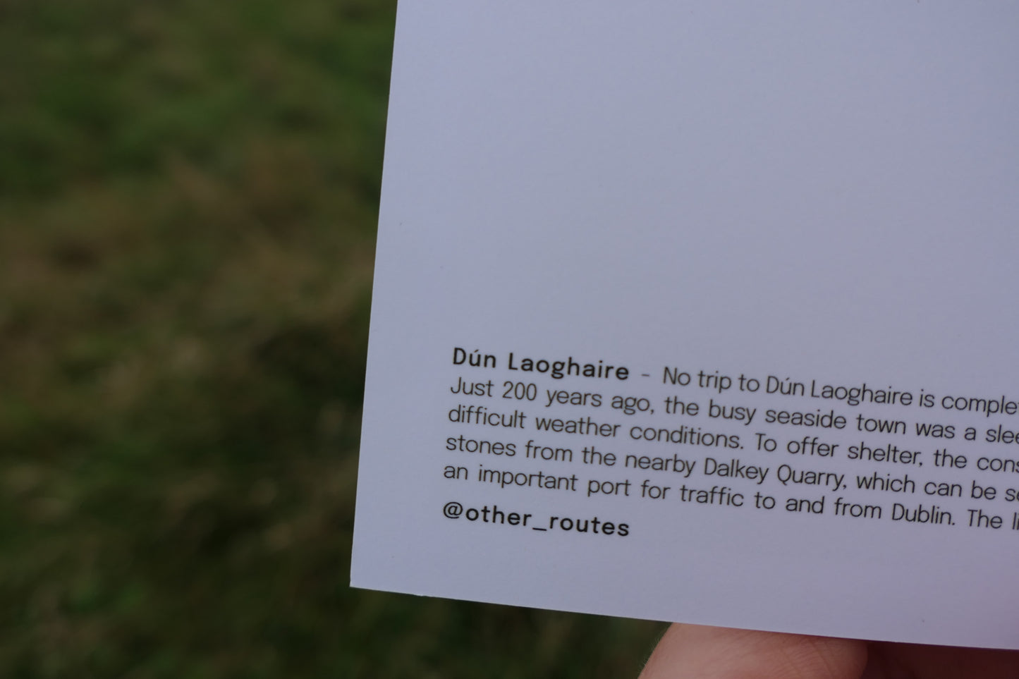 Keepsake Print | Dún Laoghaire A5