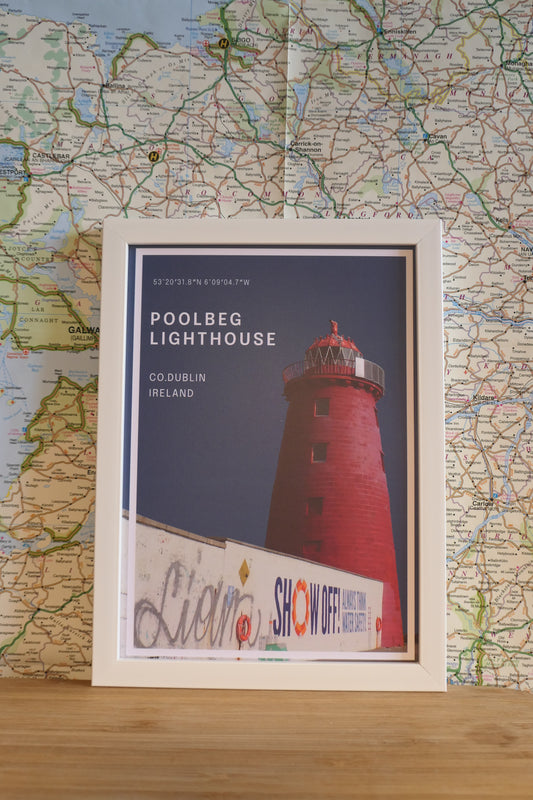 Keepsake Print | Poolbeg Lighthouse (A5)